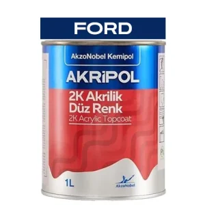 Ford Buz Beyazı 4017, Frozen White, 7VTAWWA Akripol 2K Akrilik Son Kat Oto Boyası
